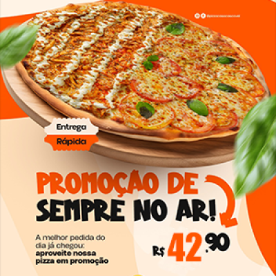 Pizza Grande no Preçinho!